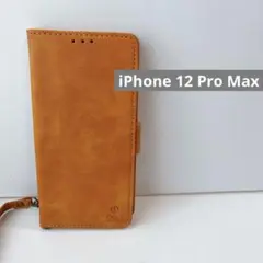 ONES iPhone 12 Pro Max 手帳型 ケース キャメル