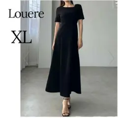 新品タグ付　Louere ルエレ　アシメネックカットフレアワンピース　XL