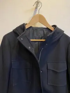 ICB 大きいサイズ ウールロングコート 46