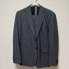 グレー ビジネススーツ 洋服の青山　ハンガー付き