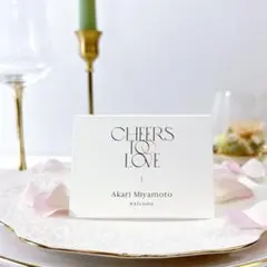 ˗ˏˋ NEW ˎˊ˗　席札_22　ウェディング　結婚式　席札