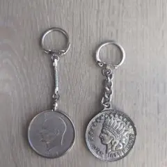 アメリカキーホルダー2個セット
