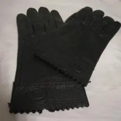 138 FENDI フェンディ オールド レザー 手袋 アームカバー