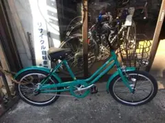 ★【未使用】自転車 ブリヂストン ベガス 20インチ コバルトグリーン ミニベロ