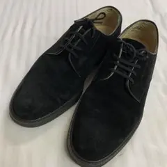 N4)Hush Puppies レースアップシューズ　靴　ローファー　黒