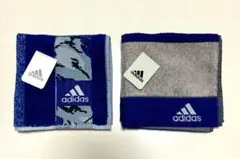 【新品タグ付き】 adidas アディダス　ハンドタオル　ハンカチ　2枚セット