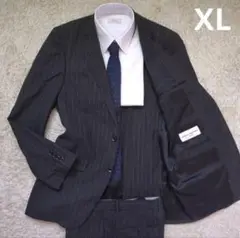 【美品】紳士服のコナカ【上品な佇まい】ジョンピアース スーツ セットアップ LL