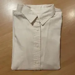 無印良品洗いざらしブロードレギュラーカラーシャツS