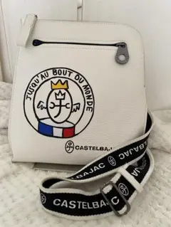 CASTELBAJAC ホワイトショルダーバッグ