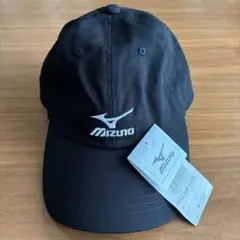 Mizuno ブラックキャップ 新品タグ付き