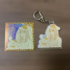 伊藤潤二 サンリオアクリルキーホルダー ステッカー セット富江×ポムポムプリン