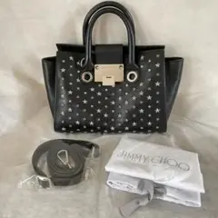 限定品JIMMY CHOOのスタースタッズ2wayスワロフスキーライリーバッグ