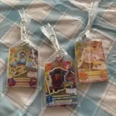 アイカツ　ガチャ　誰でもアイドル活動　アクリルチャーム　　3個まとめ売り