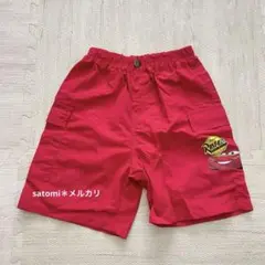 ディズニーピクサー　カーズ　ライトニングマックィーン　ハーフパンツ　120