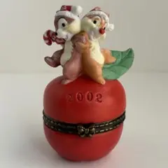 Chip＆Dale ヒンジボックス 2002年 クリスマス DISNEY 箱あり