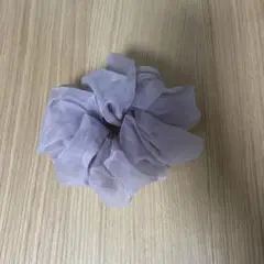 ピンクブラウン ビッグシュシュ