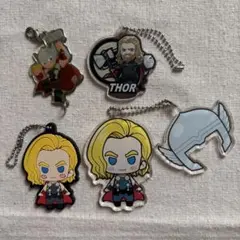MARVEL マーベル　ソー　キーホルダー　まとめ売り　4点