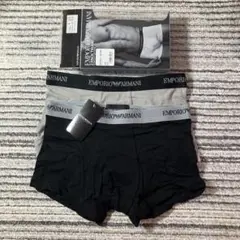 【未使用品】エンポリオアルマーニ ロゴ ボクサーパンツ Sサイズ 2枚セット