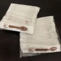 使い捨てスプーン 木製スプーン 100本