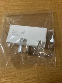 新品　ツインカフ　イヤーカフ　痛くないイヤリング　シルバー　ear
