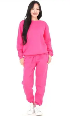 新品未使用✨ピンク スウェット 上下セット LL ユニセックス