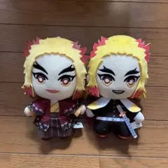 鬼滅の刃　煉獄杏寿郎　ともぬい　ぬいぐるみ　マスコット　2個セット