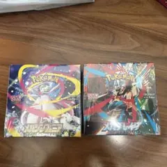 ポケモンカード　メガシンフォニアとメガブレイブシュリンク付き未開封新品2BOX