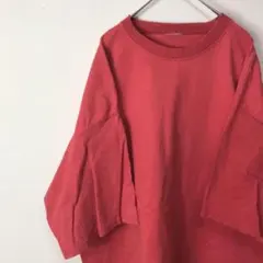 USA古着 ヘビーウェイト オーバーサイズ Tシャツ ピンク