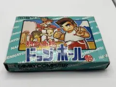 ファミコンソフト　熱血高校ドッジボール部 箱説付き