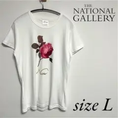 【THE NATIONAL GALLERY】Tシャツ　Lサイズ　半袖　ホワイト