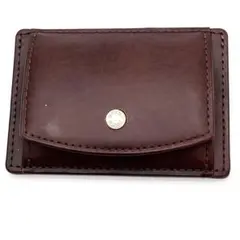 【極美品】HERGOPOCH コインケース レザー　ダークブラウン