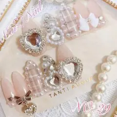 ネイルチップ 量産型 ビジュ ちゅるん ゆめかわ