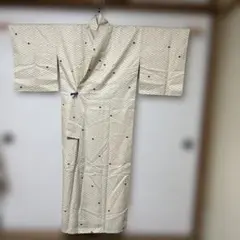 未使用！菱　ひし形　総柄　着物　2420