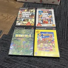 PS2 ゲームソフト 4本セット