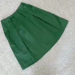 【ルカレディラックルカ】 (36) 膝丈タックスカート バックファスナー フレア