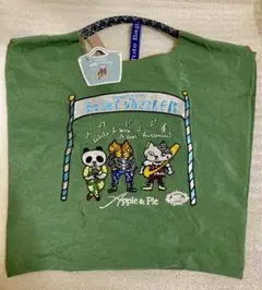 Apple&Pie 刺繍トートバッグ　エコバッグ　未使用品