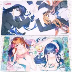 white album2 プレイマット　リセ　lycee アクアプラス 特製ラバーマット WHITE ALBUM2 小木曽 雪菜 冬馬 かずさ