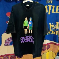 ゴーストワールド　Tシャツ　メンズ　懐かし映画　女の子　二人組　黒地