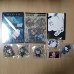 呪術廻戦　夏油傑　羂索　ポストカード　ぴたでふぉめ　缶バッジ　ばんちょうこう