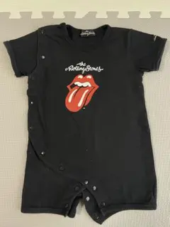 The Rolling Stones 黒ロンパース　80センチ