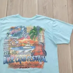 US古着Tシャツ BLUE CRAB FESTIVAL アンビル anvil L