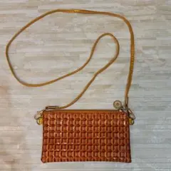 ショルダーバッグ　オレンジ