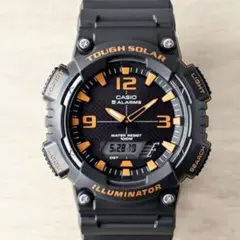 【新品】CASIO カシオ タフソーラー 腕時計 メンズ オレンジ