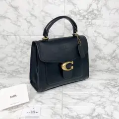 【新品・未使用】COACH ハンドバッグ ショルダーバッグ バックル ブラック
