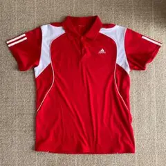 アディダス ポロ ユニフォーム　adidas テニス 赤 最終価格
