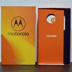 モトローラe5専用イヤホン.取扱説明書.元箱一式セット/スマートフォン