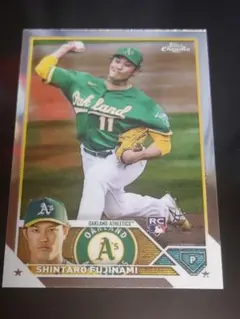 藤浪晋太郎 2023 topps chrome RC ルーキーカード