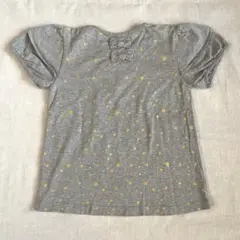 ニコフラート　バックリボン　Tシャツ　120 半袖　星柄