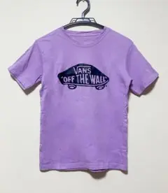 VANS バンズ　ヴァンズ　 パープル Tシャツ 古着　ヴィンテージ　M