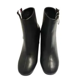 新品タグ付きpechincharショートブーツ 36 黒 サイドジップ美脚厚底